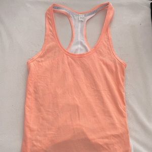Under armpit stripe racer workout tank